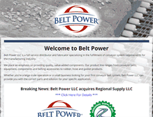 Tablet Screenshot of beltpower.com